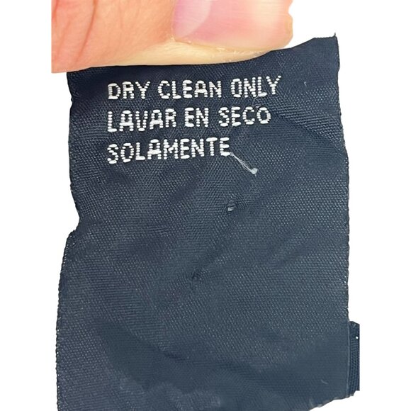 Brett Alixander Mini Dress M Ivory White Lace Short Sleeve Button Front Belted - Picture 4 of 4